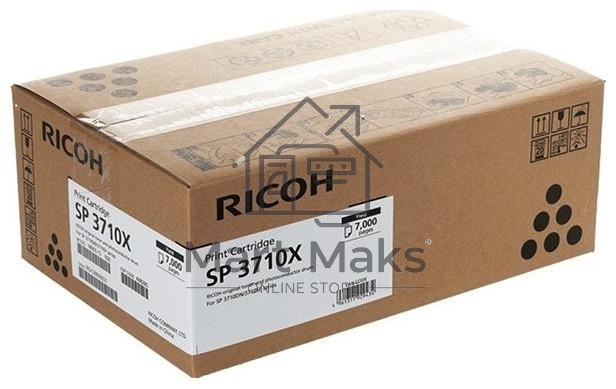 Картридж лазерный Ricoh SP 3710X черный для SP 3710DN/SP 3710SF 7 000 страниц.