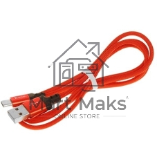 Кабель HOCO X14 USB 2.0, AM/Type-C M, черно-красный, 1м