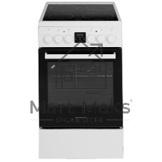 Плита электрическая Maunfeld MEC55CW08D белый, конфорок 4 шт, духовка 60 л, 50 см x 85 см x 60 см