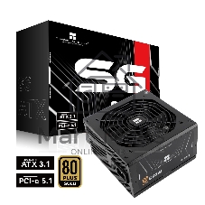 Блок питания Thermalright 850W 80+ Gold (ATX, 3.1, PCIe 5.1, Full modular, 1x24(20+4)pin 600мм, 2xCPU 8(4+4)pin 650мм, 2xPCIe*2 8(6+2)pin 650+150мм, 1x12VHPWR PCIe 5.1 12+4pin 600мм, 2xSATA*4 450+150+150+150мм, 1xMOLEX4pin*3 500+150+150мм, Active, 120x120мм, 150x140x86mm, APFC,)