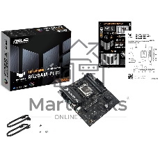 Материнская плата ASUS TUF GAMING A620M-A PLUS, AM5, AMD A620A, 4xDDR5, 4xSATA, 2xM.2, 1xPCIe 4.0 x16, 1xPCIe 3.0 x1, 1xHDMI, 2xDP, 1x2.5Gb LAN, 2xUSB-A 10Gbps, 4xUSB-A 2.0, 3x3.5 мм, 7.1, mATX