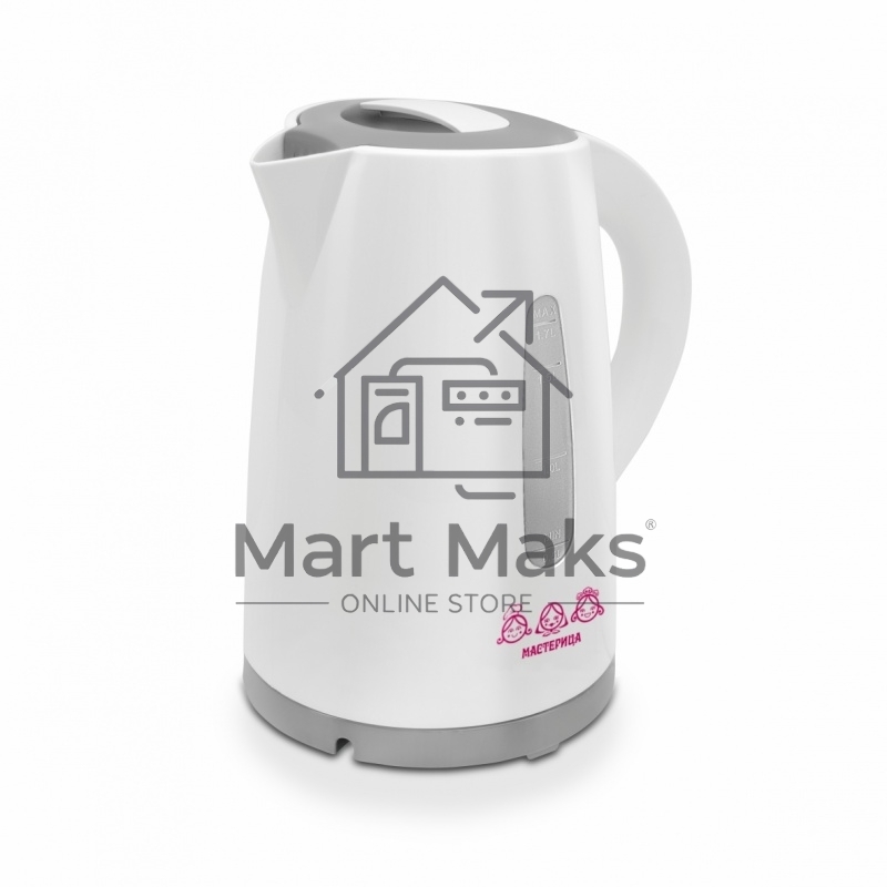 Чайник электрический Мастерица ЕК-1701M белый/серый