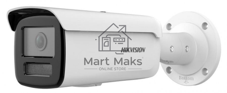 Камера видеонаблюдения IP Hikvision DS-2CD2T47G2H-LI(4MM) 4-4мм корп.:серый