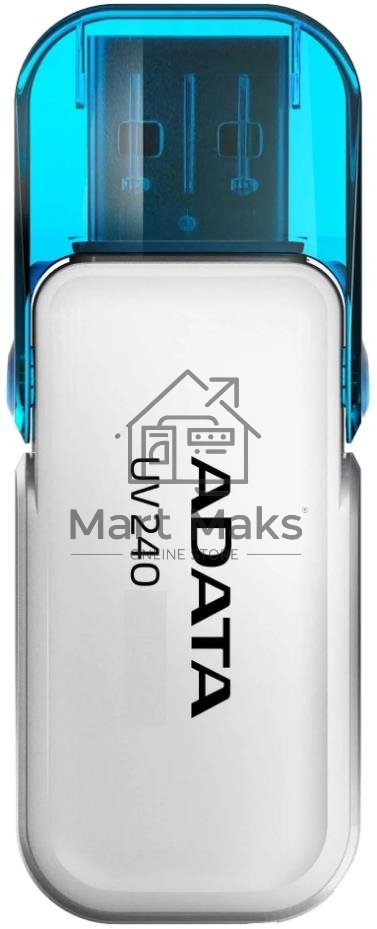 Флешка USB R/W ADATA R/W 64GB AUV240-64G-RWH WHITE