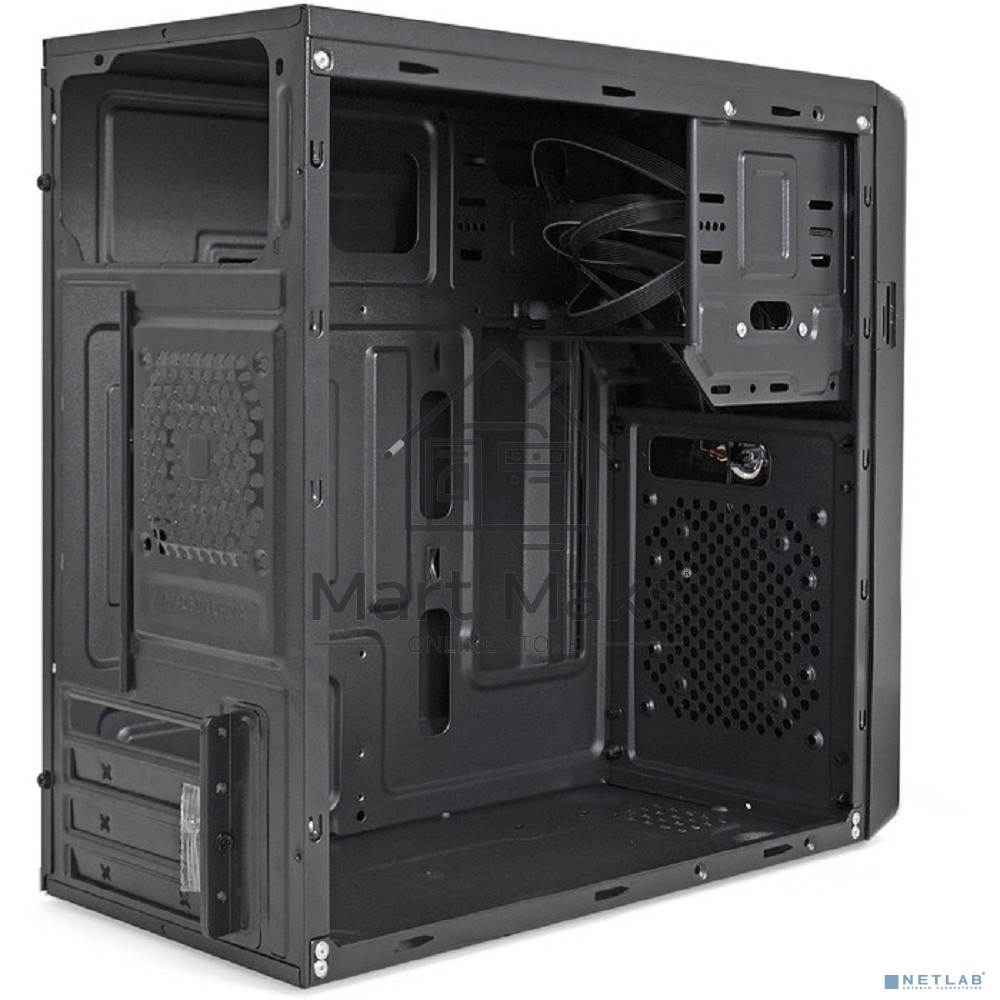 Компьютерный корпус Minitower ExeGate EX286440RUS BA-309U2-450W-8 (mATX, БП AA450 с вент. 8см, 1*USB+2*USB3.0, HD аудио, черный)