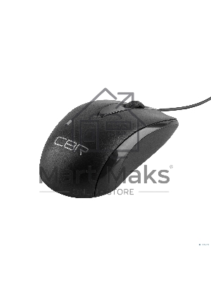 Мышь проводная CBR CM 124 черный, 1000 dpi, USB, кнопки - 3