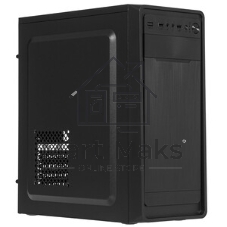 Компьютерный корпус Miditower ExeGate XP-332 Black, ATX, (XP500, Black,120мм), 2*USB, Audio