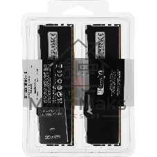 Оперативная память Kingston Fury Beast, DDR5, 16Gb (2x8GB), 5600MHz, CL40, DIMM, с радиаторами, RGB, черный