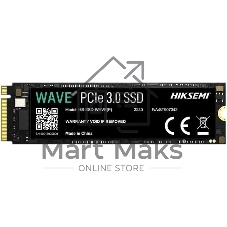 Накопитель SSD HIKSEMI WAVE(P), 256 Gb, PCIe 3.0 x4, M.2 2280, NVMe, R/W 2280/1800