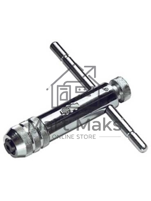 Вороток Matrix для метчиков м5м12 хромированный с трещоткой