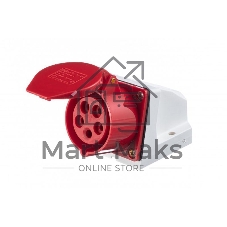 Розетка ОП 16А 380В 3P+E+N тип. роз. 115 IP44 DEKraft 26030DEK