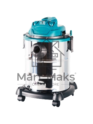 Пылесос строительный Bort BSS-1325 91272218 1300 Вт, вместимость 25 л, 29 л/сек, 5,3 кг, набор аксессуаров 6 шт