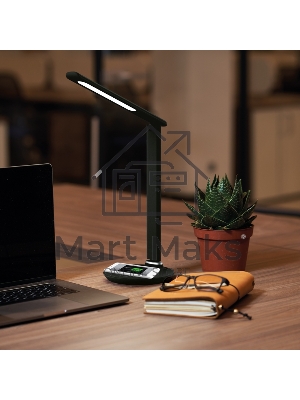 Светильник настольный Rexant Status LED, USB-зарядка устройств, 2700-6500 К, диммирование, 220 В, эффект тиснения под кожу Светильник настольный Rexant Status LED, USB-зарядка устройств, 2700-6500 К, диммирование, 220 В, эффект тиснения под кожу