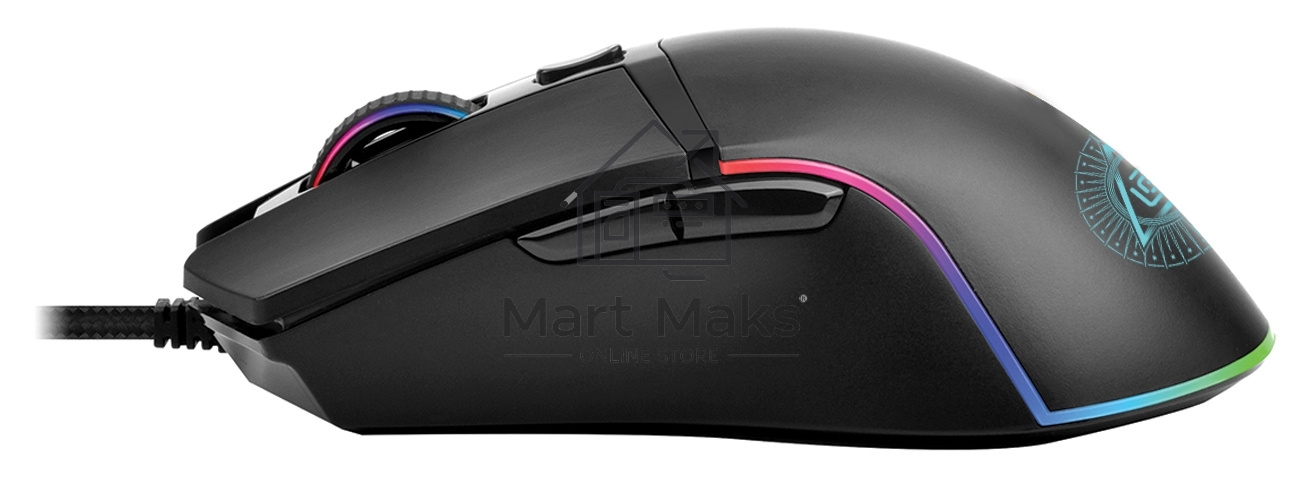 Мышь проводная Oklick 717G PROPHECY черный, 6400 dpi, USB, кнопки - 6