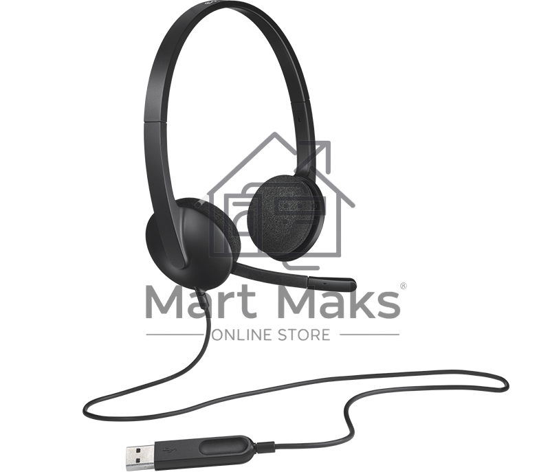 Гарнитура Logitech Headset H340 USB graphite