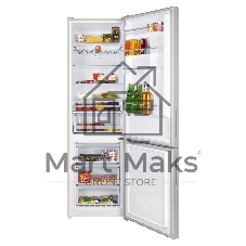 Холодильник Maunfeld MFF200NFBG бежевый двухкамерный 271/106л морозилка снизу, No Frost