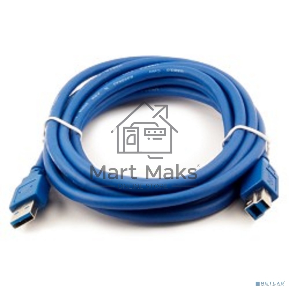 Кабель VCOM VUS7070-1.8M Кабель соединительныйUSB3.0 Am/Bm 1,8m (VUS7070-1.8M)