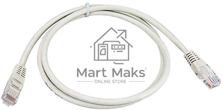 Пaтч-корд U/UTP Rexant, категория 5e, RJ45-RJ45, неэкранированный, PVC серый, 1м