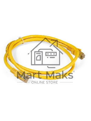 Патч-корд ExeGate UTP-RJ45-RJ45-C6-1M-YL, UTP, cat.6, 1м, желтый