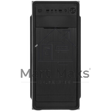 Компьютерный корпус Miditower ExeGate XP-332 Black, ATX, (XP500, Black,120мм), 2*USB, Audio