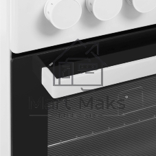 Плита электрическая Maunfeld MEC55CW08D белый, конфорок 4 шт, духовка 60 л, 50 см x 85 см x 60 см