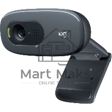 Веб-камера Logitech C270 HD 1280x720, 30 кадр/с, USB Type-A, микрофон (шумоподавление), автоосвещение, универсальное крепление