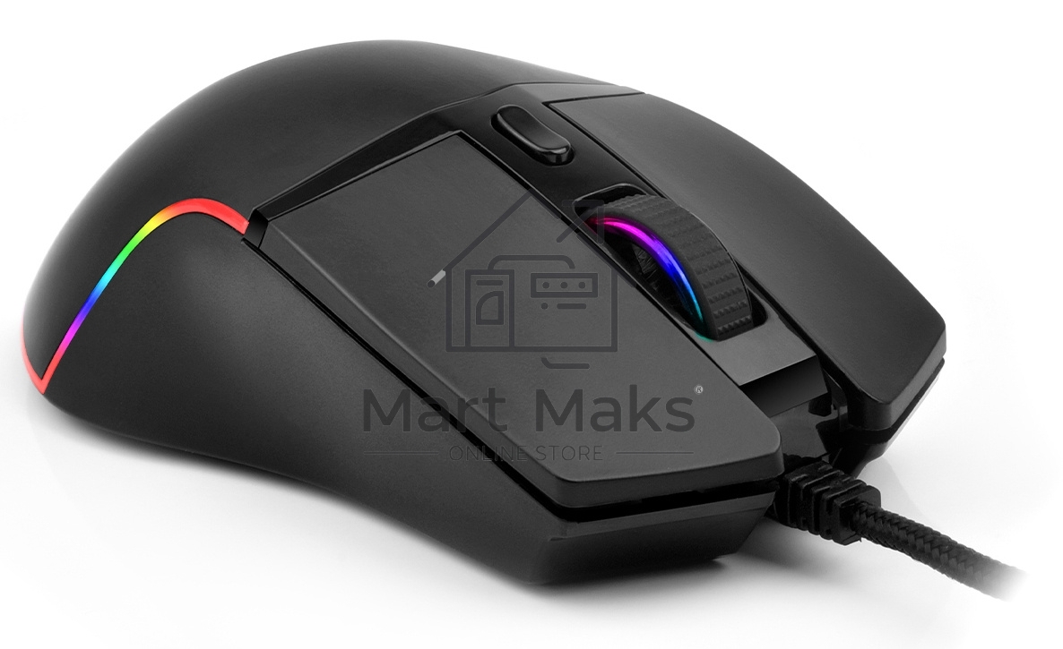 Мышь проводная Oklick 717G PROPHECY черный, 6400 dpi, USB, кнопки - 6