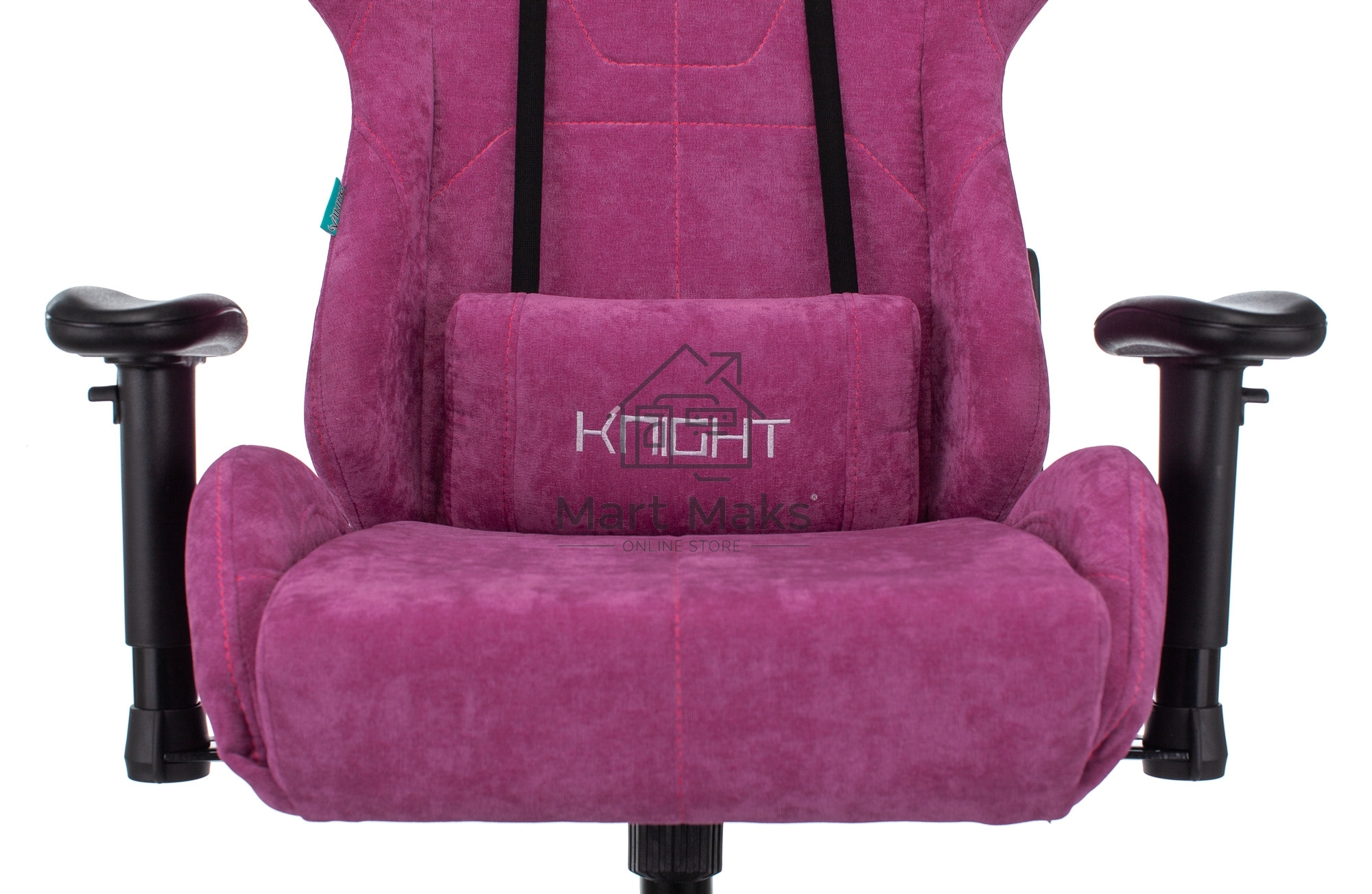 Кресло игровое Бюрократ VIKING KNIGHT LT15 FABRIC малиновый крестовина металл/пластик