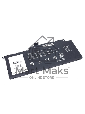 Аккумуляторная батарея для ноутбука Dell F7HVR-4S1P 14.8V 58Wh черный OEM