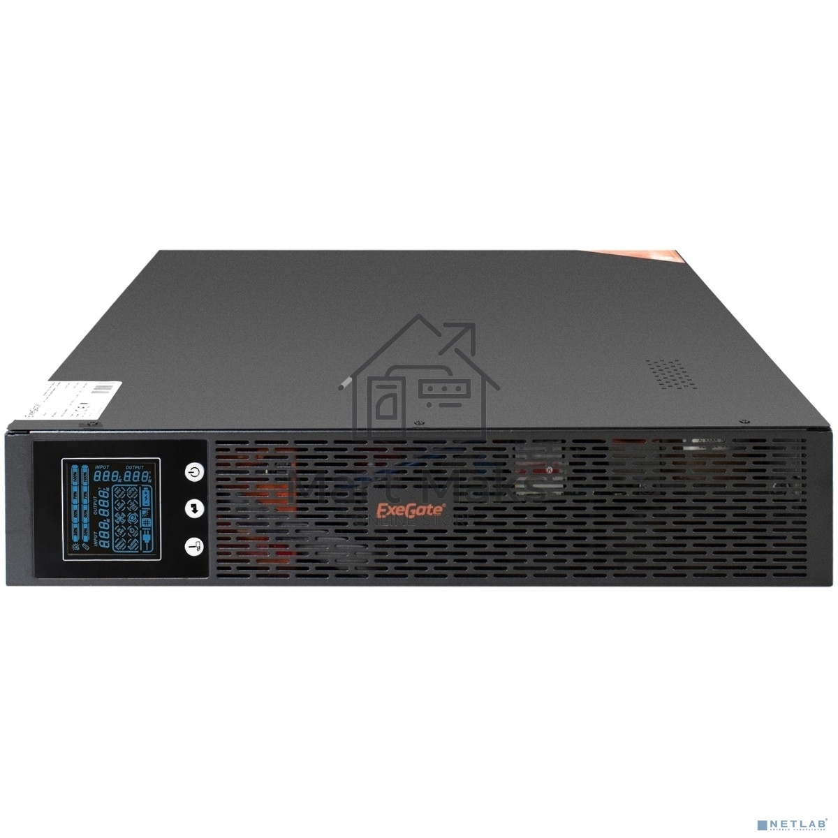 Источник бесперебойного питания Pure Sine Wave ExeGate SinePower UHB-3000.LCD.AVR.C13.RJ.USB.2U <3000VA/2400W,8*C13,RM/Tower>