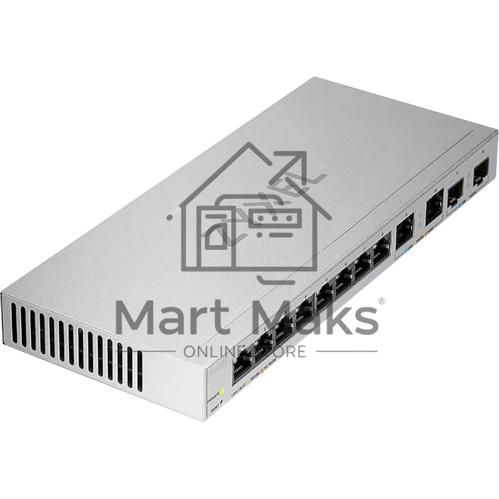 Коммутатор Zyxel XGS1210-12-ZZ0102F 8x1Гбит/с 2x2.5Гбит/с 2SFP+ управляемый