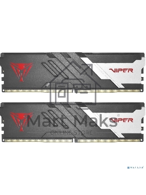 Оперативная память Patriot Viper Venom, DDR5, 16Gb (2x8Gb), 5200MHz, CL36, DIMM, с радиатором, черный