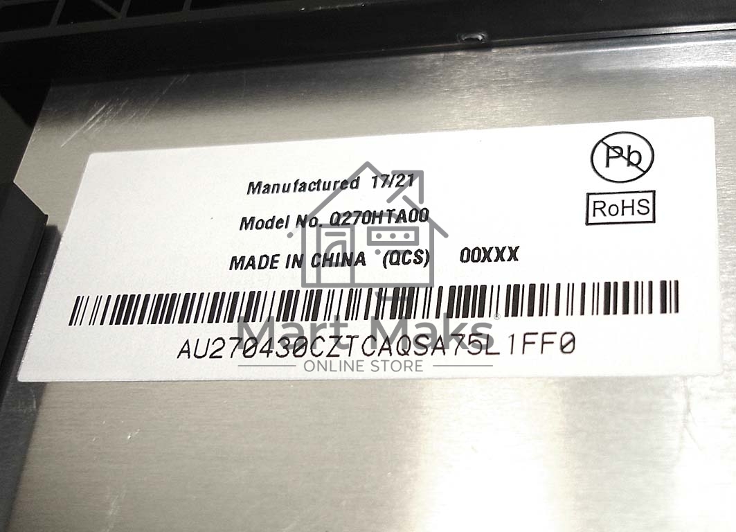 Матрица/экран в сборе для ASUS LMT LCD TFT 27' FHD черный с рамкой