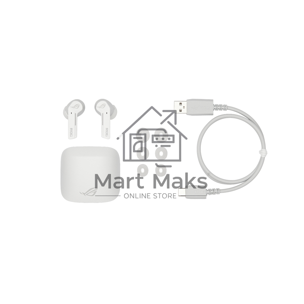 Гарнитура ASUS ROG CETRA TRUE Wireless WHT 90YH03X1-B5UA00