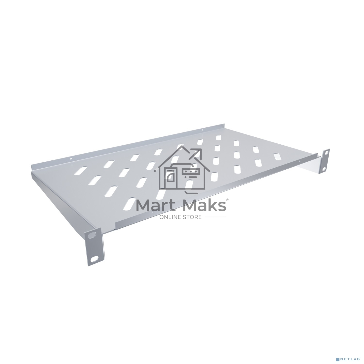 Полка стационарная NTSS NTSS-FF-250 1U нагр.:20кг. 19