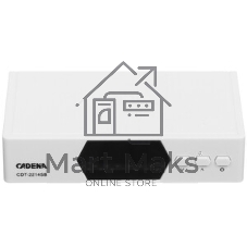 Приставка для цифрового ТВ Cadena CDT-2214SB белый, DVB-T2, DVB-T, HDMI, USB 2.0