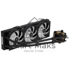 Система жидкостного охлаждения Thermalright Frozen Warframe 360 ARGB Soc-AM5/AM4/1200/1700/1851 черный 4-pin 29.8dB Al LCD Ret (F-WFRAME-360-BL-ARGB)
