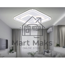 Светильник Ambrella light FA7712 WH белый 3000K-6400K 99W 480*480*60 (ПДУ РАДИО 2.4G)