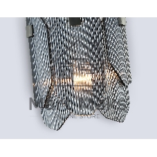 Светильник Ambrella light LH31207/2 SN/SM сатин никель/дымчатый E14*2 max 40W 220*150*270