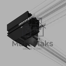 Коннектор угловой внутренний для шинопровода в натяжной потолок черный Slim Magnetic 85124/00