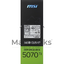 Видеокарта MSI GeForce RTX 5070 Ti Gaming Trio OC, 16 GB GDDR7, 256 bit, 3xDisplayPort, HDMI, GPU 2572 MHz