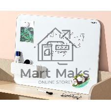 Доска магнитно-маркерная Deli 50027, лак, серебристый 90x120 см пластик/металл