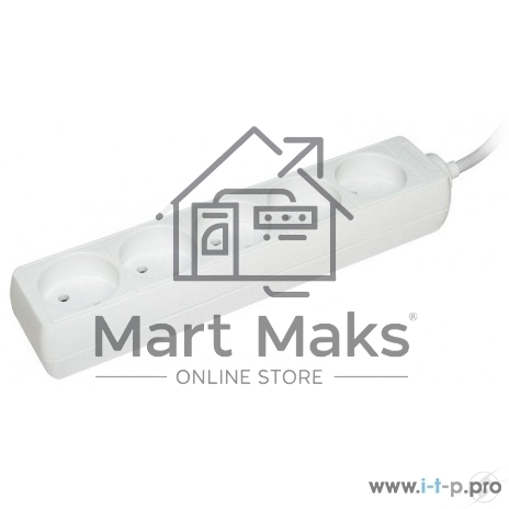 Удлинитель Iek WYP10-06-05-05-N У5 5 мест 2Р/5метров 2х0.75мм2 10А/250 IEK