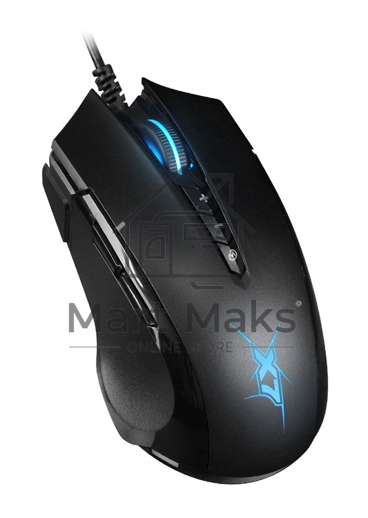 Мышь проводная A4Tech X89 черный, 2400 dpi, USB, кнопки - 8