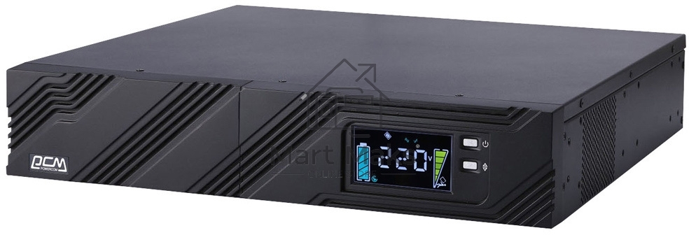 Источник бесперебойного питания Powercom Smart King Pro+ SPR-1500 LCD 1200Вт 1500ВА черный