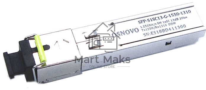 Модуль Osnovo SFP-S1SC13-G-1550-1310