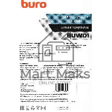 Сетевое зарядное устройство Buro BUWD1 3A PD+QC черный