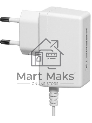 Адаптер питания KEENETIC/ Keenetic PA10 (KPS-1210) Адаптер питания от сети 100–240 В, постоянное выходное напряжение 12 V с током до 1,0 A, для Keenetic c напряжением питания 9 или 12 В и током до 1.0 А