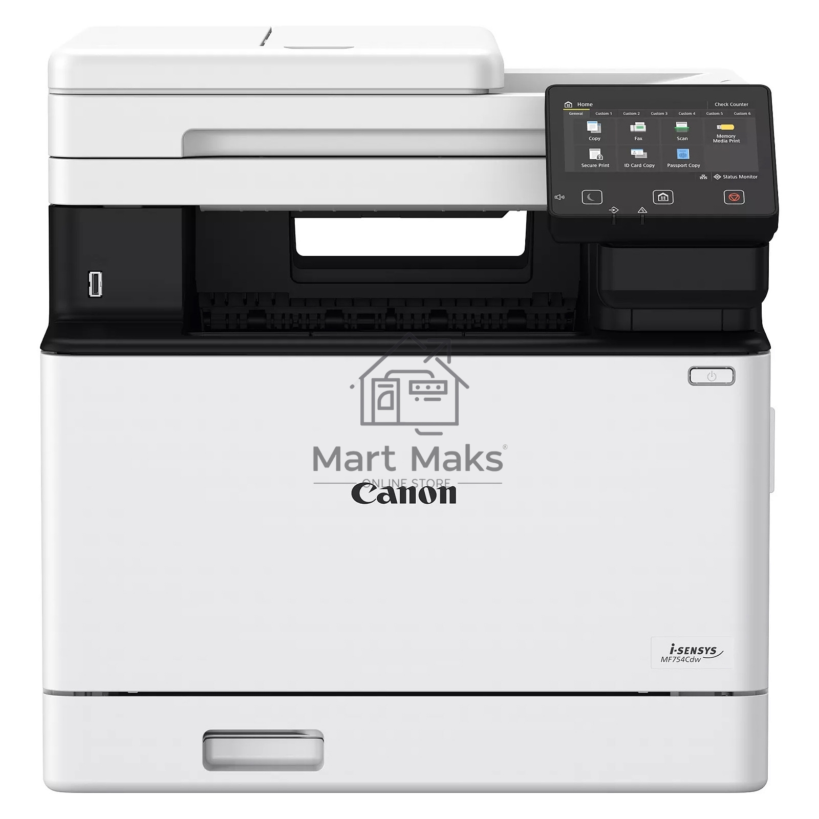 МФУ лазерный Canon i-Sensys Colour MF754Cdw (5455C009), А4, цветное, печ. 33 стр/мин., скан. до 50 стр/мин., 1200 x 1200 dpi (печать) 600x600dpi (скан.), USB, RJ-45, Wi-Fi, BlueTooth, Air Print, Mopria