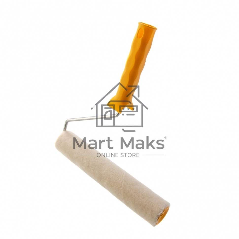 Валик Сибртех Лаки, 250 мм, ворс 5 мм, D - 36 мм, D ручки - 6 мм, велюр 80243